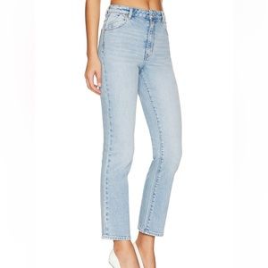 Rollas high rise straight jean